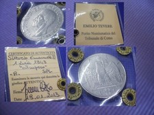 VITTORIO EMANUELE III°- 1 LIRA 1943 PERIZIATA SPL