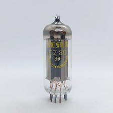 EZ80 TESLA TUBO VALVOLA NOS STAMPA GIALLA