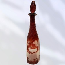 Decanter in cristallo rosso