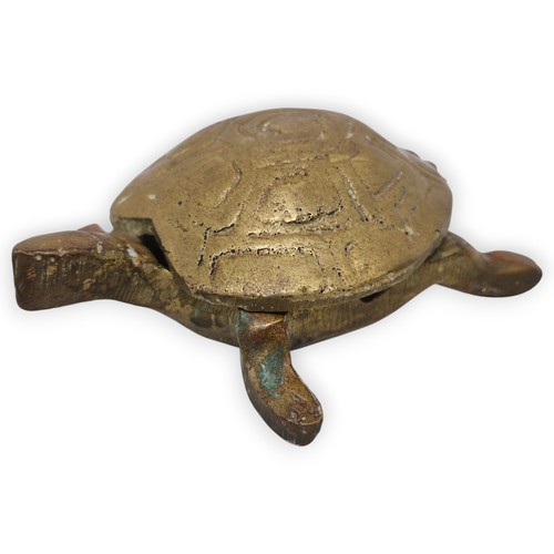 Tartaruga ottone coperchio