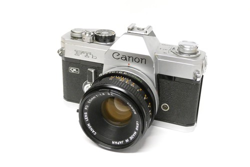 Canon ftb con obiettivo fd - con,