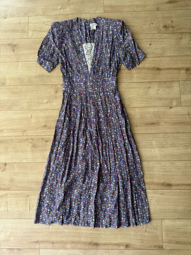 Maxi abito vintage floreale