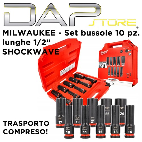 Milwaukee set 10pz - milwaukee, bussole
