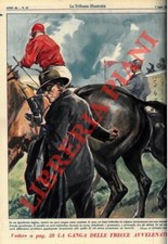 PISANI Vittorio - Su un ippodromo inglese, mentre un puro sangue viene condotto