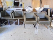 LAVATESTA E POLTRONE Parrucchiere del brand Gamma&Bross, color beige/tortora. 