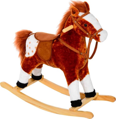 Cavallo dondolo legno con - cavallo,