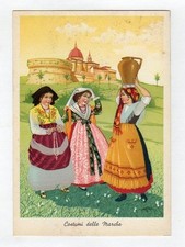 CARTOLINA COSTUMI DELLE MARCHE