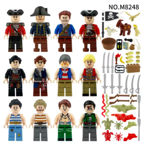 Pacchetto minifigure pirata