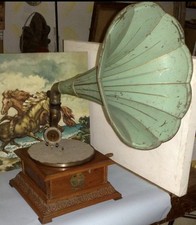 Grammofono Phonographes Gramophone PATHE Originale 