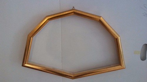 Cornice ventagliera foglia oro - ventagliera,
