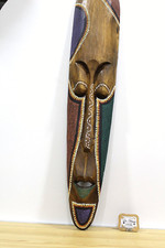 maschera tribale maori legno