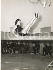 1955 GENOVA Campionati GINNASTICA ARTISTICA - Elisa CALSI alla trave (2) Foto