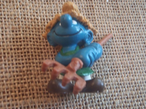 Puffo statuina pvc vintage