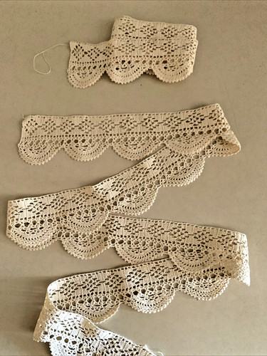 Set bordi merletto - set, n.2