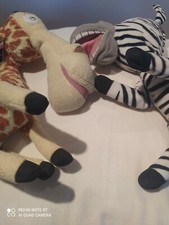 Peluche Marty e Gloria 35cm MADAGASCAR DreamWorks, Usato