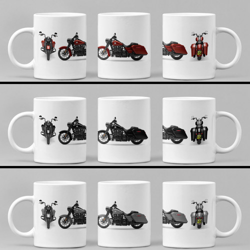 Tazza personalizzata harley - tazza,