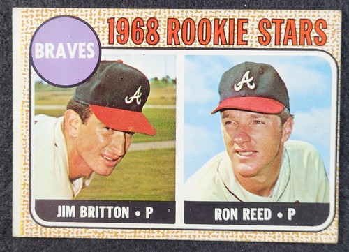 1968 topps braves rookie - topps,