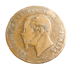 5 Centesimi 1867 M Regno d'Italia Vittorio Emanuele II (1861-1878)
