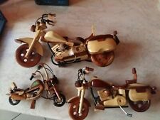 3 modellini moto HARLEY