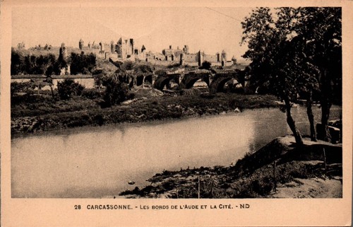 Cpa carcassone les - -,