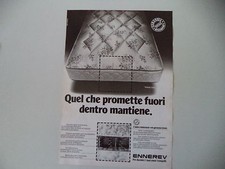 advertising Pubblicità 1978 MATERASSO ENNEREV