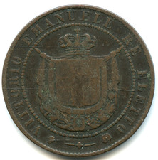 Toscana 5 centesimi Vittorio