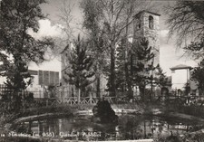 Cartolina Roma Amatrice Giardini Pubblici Viaggiata 1959