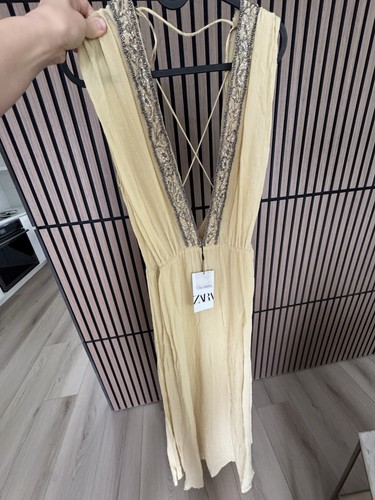 Abito giallo zara taglia - zara,