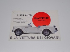 SIATA 850 SPRING FIAT DEPLIANT
