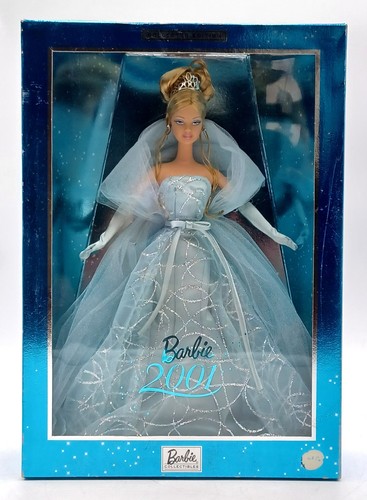 2001 blue gown barbie bambola - 2001,