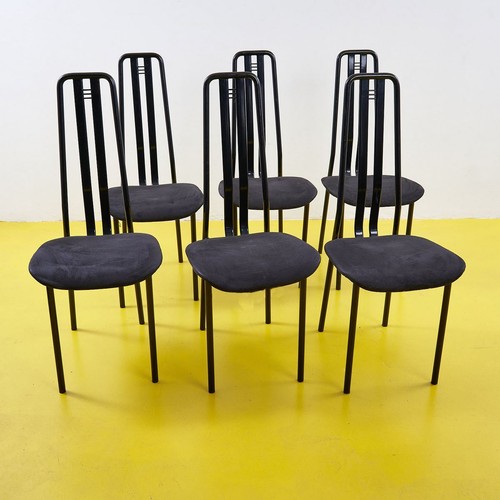 Sedie vintage metallo nero - sedie,