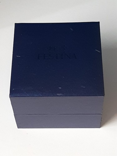 Scatola blu orologio polso - scatola,