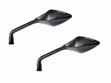 COPPIA SPECCHI STREET NERI OPACHI BARRACUDA