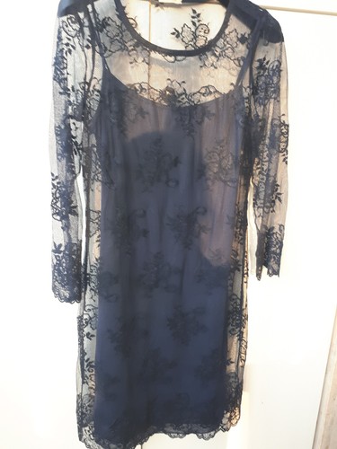 Intimissimi abito pizzo blu - intimissimi,