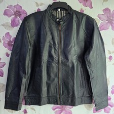 giacca uomo biker vera pelle