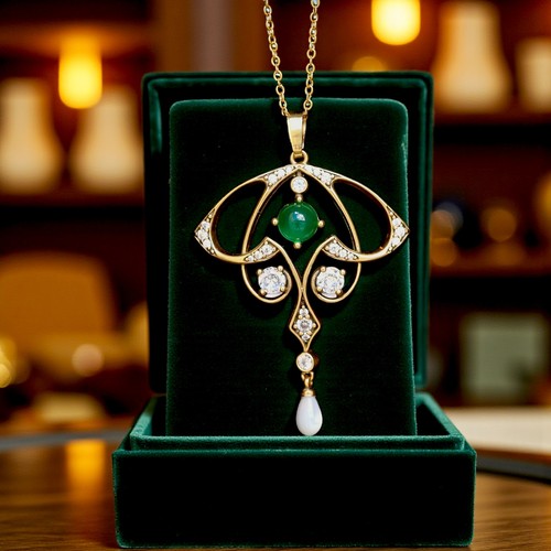 Collana pendente dorato - pendente,