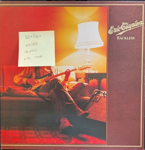 Eric clapton backless - eric, vinyl