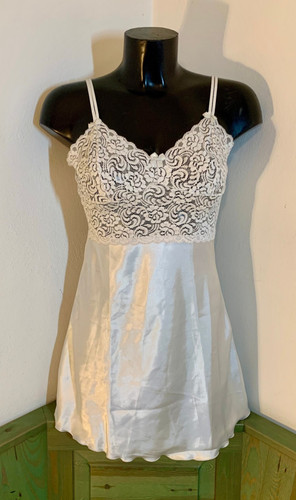Sottoveste vintage argento - sottoveste,