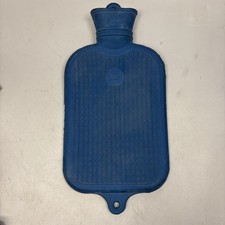 Borsa acqua calda Pirelli in gomma Blu vintage Design Made In Italy #33