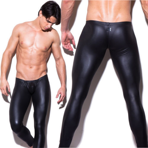 Leggings uomo ecopelle - , club