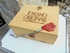 Scatola in legno sigari TOSCANO ORIGINALE (Manifattura di Lucca)