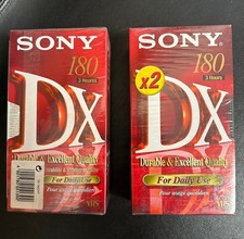 4 Videocassette VHS Sony 180