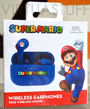 OTL Super Mario Earpods Blue Version, Bluetooth V5.0, Licensed by Nintendo, new!