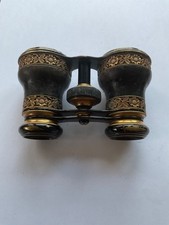 Antique Opera Glasses Theatre Glasses 11 Leather Fab Metalwork