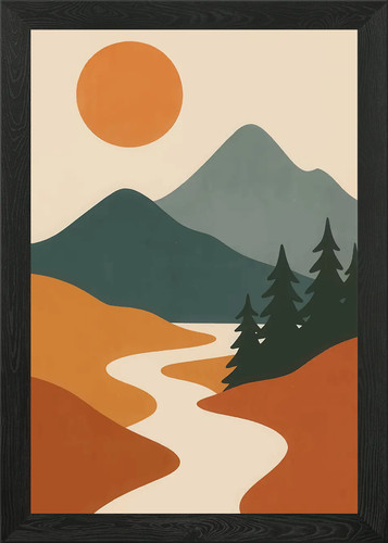 Paesaggio montagna - paesaggio, di