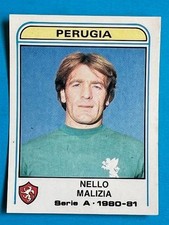 NELLO MALIZIA 231 PERUGIA Figurine Panini Album CALCIATORI 1980 81 1981 NEW TOP