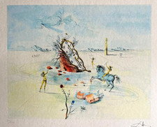 Salvador dalì litografia coa - dalì,