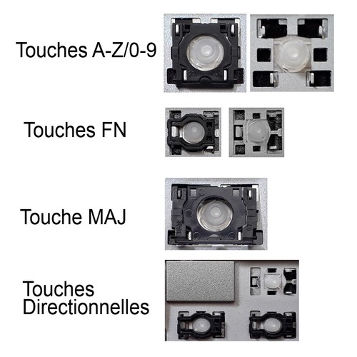 Touche clavier français - touche,