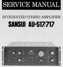 SANSUI AU-517, AU-717 Schematic Diagram Service Manual