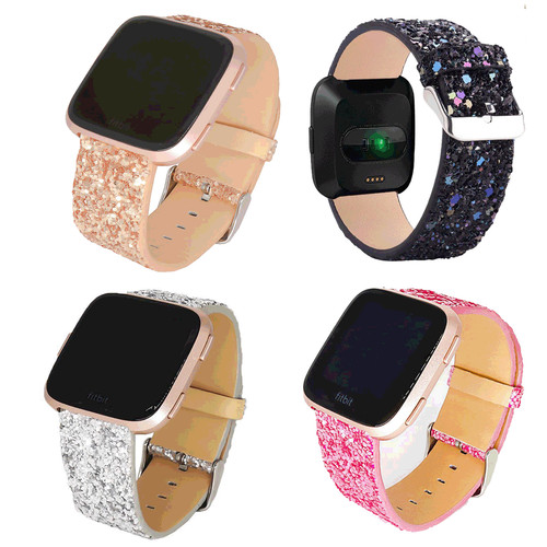 Cinturino pelle glitter di - in,